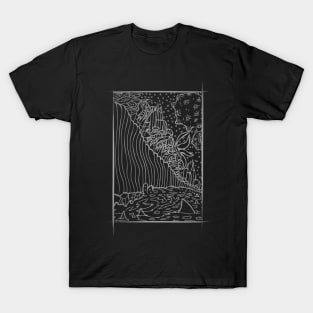 Cliff Night Sky T-Shirt